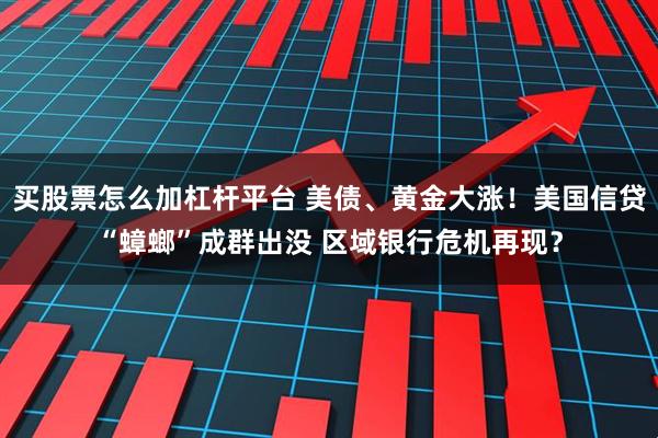 买股票怎么加杠杆平台 美债、黄金大涨！美国信贷“蟑螂”成群出没 区域银行危机再现？